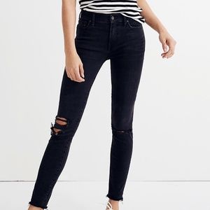 MADEWELL BLACK SKINNY JEANS